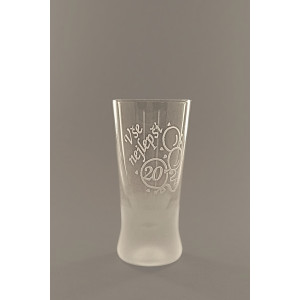 Pískovaný panák - 20 let (balónky)