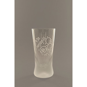 Pískovaný panák - 80 let (balónky)