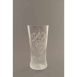 Pískovaný panák - 85 let (balónky)