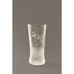 Pískovaný panák - Včelka