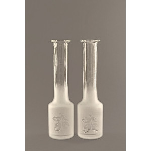 Pískovaná sada panáků - Švestky (zkumavka)