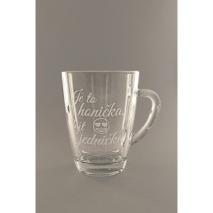 Pískovaný hrnek Honička