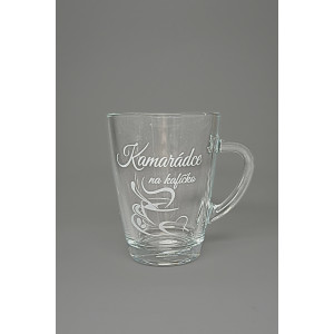 Pískovaný hrnek pro kamarádku – na kafíčko