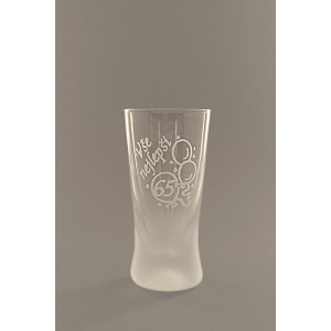 Pískovaný panák - 65 let (balónky)