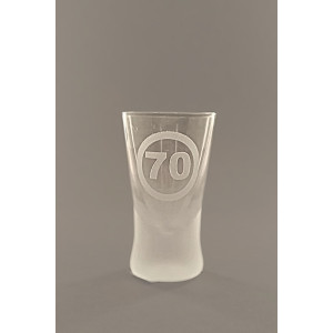 Pískovaný panák - 70 let