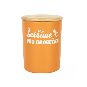 Pokladnička skleněná Šetříme pro drobečka
