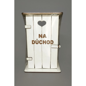 Pokladnička Záchod Bílá Na důchod