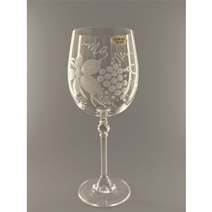 Rytá souprava 2ks na víno 350ml BOHEMIA Crystal