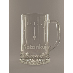 Pískovaný půllitr s uchem Natankuj