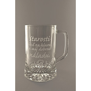 Půllitr písk. Starosti hoď za hlavu