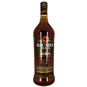 Ron Bacardi Black 37,5% 1l