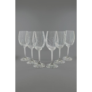 Souprava sklenice pískované Gala víno 250ml 6ks
