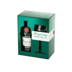 Tanqueray London Dry Gin 43,1% 0,7l + sklenička