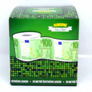 Toaletní papír 100 EURO