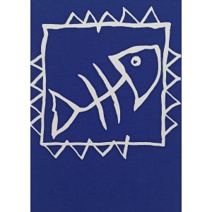 Triko Fish, modrá - XXL