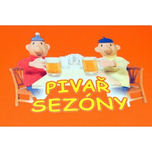 Triko Pat a Mat Pivař vel.XL, oranžové