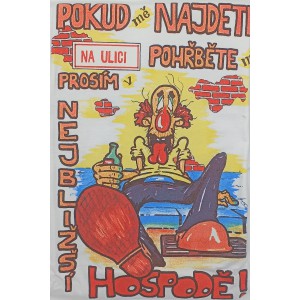 Triko Pokud mě najdete bílá