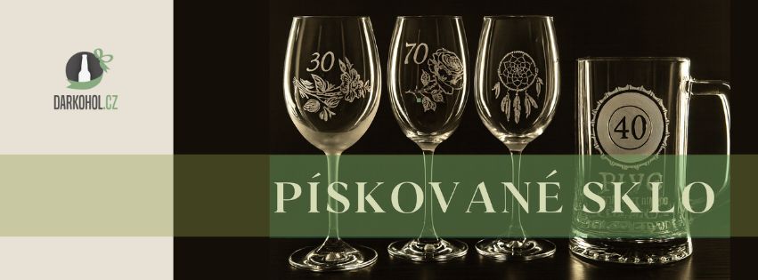 Pískované sklo - Darkohol.cz