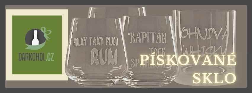 Pískované sklo - Darkohol.cz