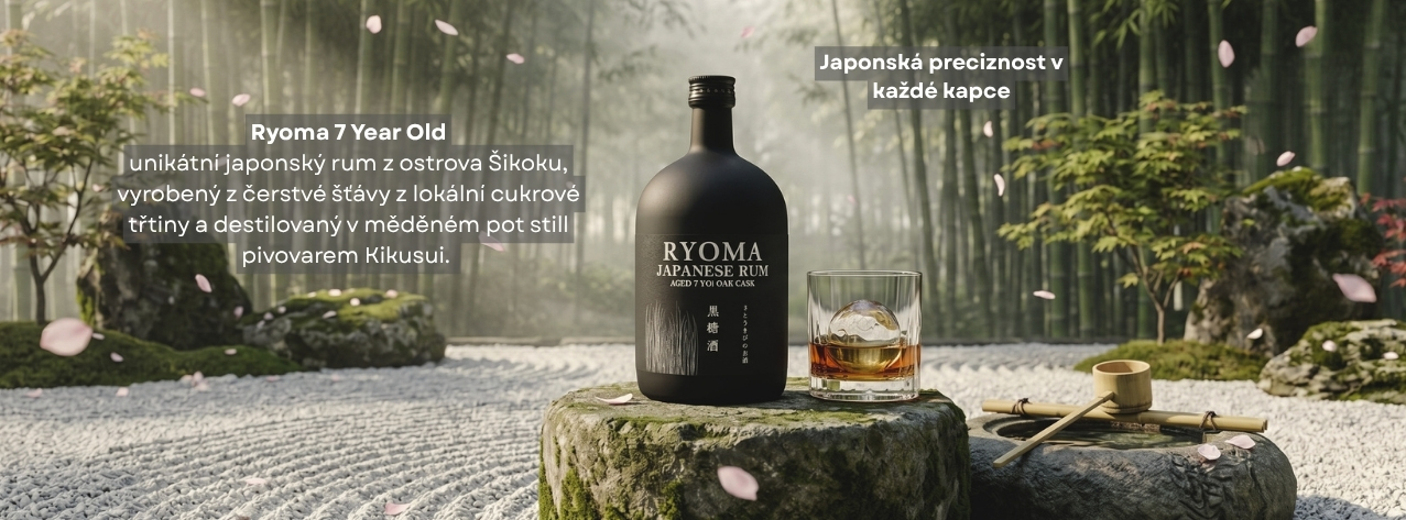 Ryoma 7yo Japanese rum - Darkohol.cz